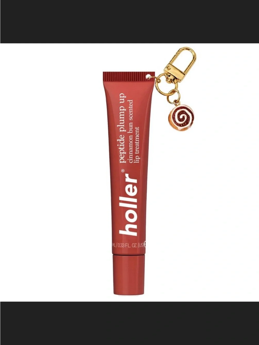 Holler Peptide Plump Up Cinnamon Bun Scented Lip Treatment - Red